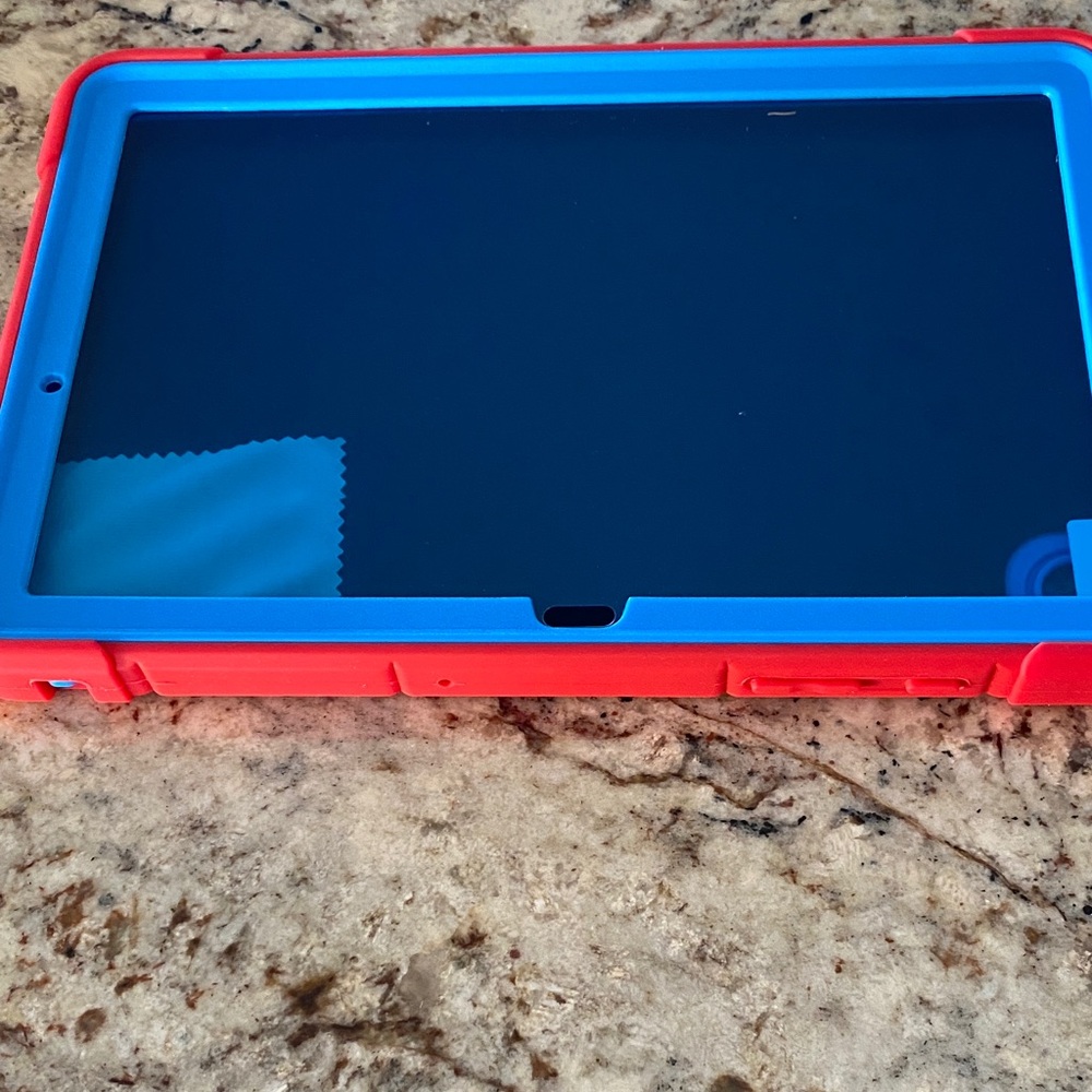 Red Spider Web Tablet Case A9 plus